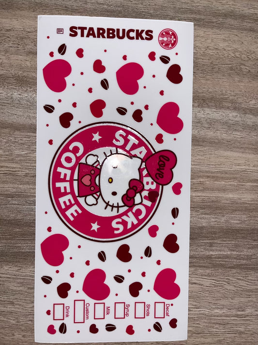 Hello Kitty Pink Starbucks UV Wrap