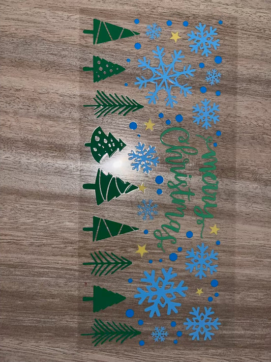 Snowflake Christmas UV Wrap