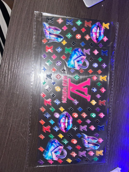 Colorful LV UV Wrap